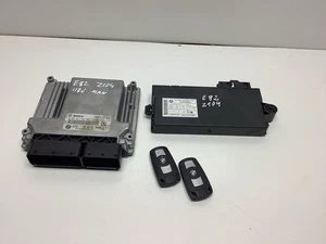 Kit ECU BMW SERIE 1 3 E81 E82 E87 E90 E91 LCI N47 Diesel DDE CAS 3 chiavi 8512499 - Foto 1 di 5