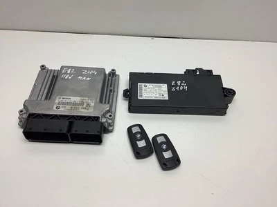 Kit ECU BMW SERIE 1 3 E81 E82 E87 E90 E91 LCI N47 Diesel DDE CAS 3 chiavi 8512499 - Immagine 1 di 4
