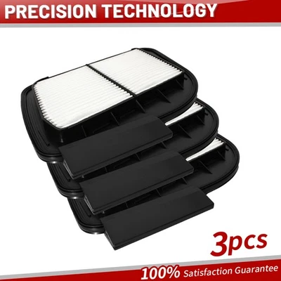 3 件发动机空气过滤器适用于凯迪拉克 SRX 2004 - 2009 凯迪拉克 STS 2005 2006 2007 - 2011 — 第 1/4 张图片