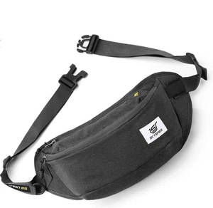 Crossbody Fanny Pack Skysper Live With Passon Anti-Theft Sling Travel Bag Black - Picture 1 of 5