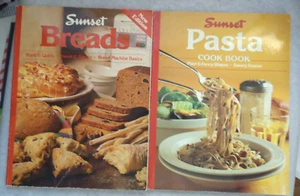 Sunset Cookbook Set Of 2 Books, Pasta and Breads, Paperback - Picture 1 of 16