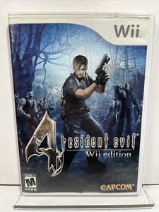 Resident Evil 4 Wii Edition (Nintendo Wii, 2007) custodia e disco testati funzionanti - Foto 1 di 4