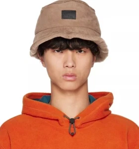 Paul Smith PANELED SHEARLING FUR Bucket Hat. L - Picture 1 of 5