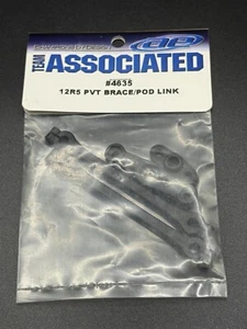 Team Associated 4635 PVT Brace/Pod Links Black RC12R5 - Picture 1 of 2