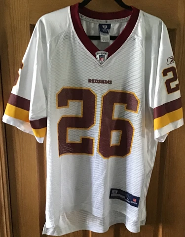 Vintage Reebok Washington Redskins Commanders Clinton Portis #26 Size M Jersey Cover