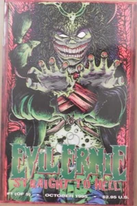 Evil Ernie: Straight To Hell 1 NM erstaunliche ausklappbare Sargabdeckung auf Karton - Bild 1 von 1