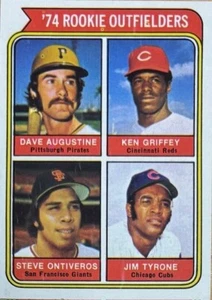 1974 Topps Augustine Griffey Ontiveros Tyrone '74 Rookie Outfielders Rookie #598 - Imagen 1 de 2