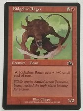 MTG Ridgeline Rager Prophecy Regular Common