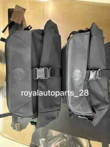 Black & Tan "Soft Pannier Bags Pair" Fit For Royal Enfield Gt & Interceptor 650 - Bild 1 von 9