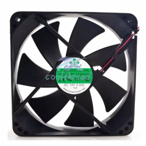 1pc new POWERYEAR PY-1225H12S DC12V 0.35A 12CM 120*120*25MM 2Pin Cooling Fan - Picture 1 of 5