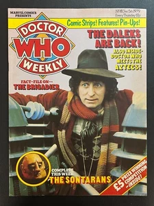 December 5th 1979 Doctor Who Weekly Mag. #8 Marvel UK The Brigadier VTG CLEAN! - Picture 1 of 3