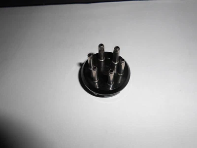 Plugue de alto-falante vintage Seeburg original 6 pinos novo na caixa - Imagem 1 de 2