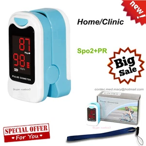 Fingertip Pulse Oximeter Blood Oxygen meter SpO2 Heart Rate Patient Monitor 50m - Picture 1 of 9