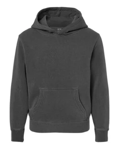 Independent Trading Co. PRM1500Y Youth Midweight Pigment-Dyed Hooded Sweatshirt - Picture 1 of 10