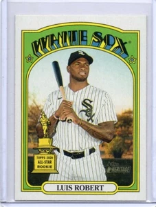 2021 Topps Heritage LUIS ROBERT #33 All-Star Rookie Cup White Sox - Picture 1 of 2
