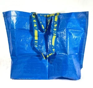 Lot of 10 IKEA Medium Reusable Eco Bags Shopping Laundry Tote Travel Bag FRAKTA - Picture 1 of 1