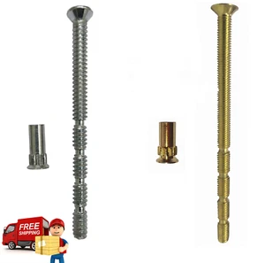 M5 (5mm) Connecting Screws Patio UPVC External Door Handle Fixing Bolts Snap off - Picture 1 of 9