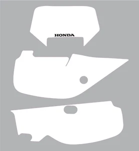 1993-2025 XR 650L Nummernschild Hintergrund Aufkleber Sticker - Bild 1 von 6