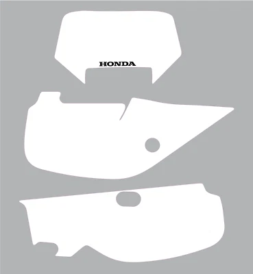 1993-2025 XR 650L Number Plate Background Decals Stickers - Image 1 of 3