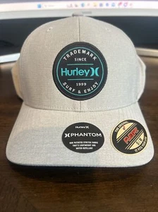 Hurley Small Hat Cap Gray Phantom Lockup Hat MSRP $34 - Picture 1 of 6