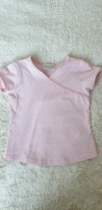 Girls Next Pink Spot Wrap Effect T.Shirt. Age 1.5-2 Years. - Picture 1 of 4