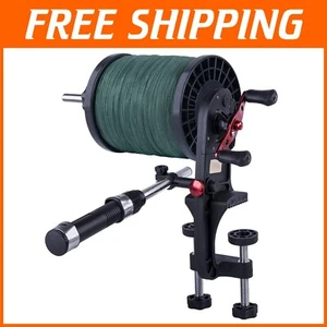 Ambidextrous Fishing Line Spooler Machine - 4:1 Gear Ratio for Easy Spooling - Picture 1 of 10