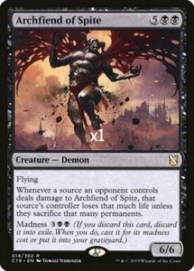 MTG Commander 2019 C19 Archfiend of Spite MINT