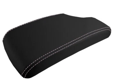 Fits 2005-2013 BMW E90 PVC Console Lid Pull Over Armrest Cover Pink Stitch - Image 1 of 4