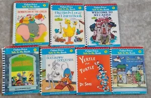 LOT vtg FISHER PRICE TALK-TO-ME book SESAME STREET BUGS SEUSS 3 8 9 10 13 16 24 - Imagen 1 de 1