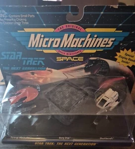 Star Trek Next Gen Micro Machines Borg Ship Shuttlecraft Collection 4 - Picture 1 of 2