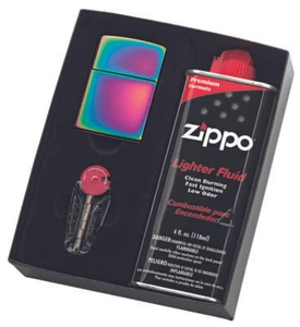 Zippo Gift Set - Lighter and Fluid - Spectrum - Picture 1 of 1