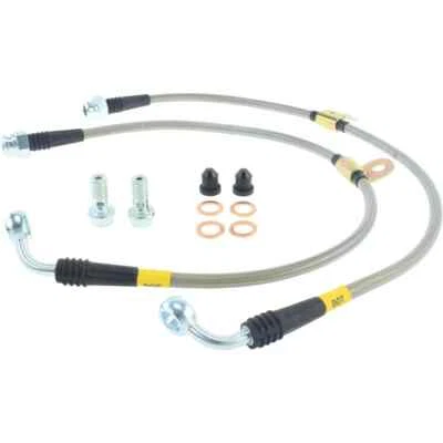 Kit de línea de freno delantero trenzado de acero inoxidable StopTech 950.45005 para Mazda RX-8 2004-11 Foto 1 de 2
