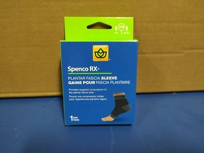 Spenco RX Plantar Fascia Pie Manga Compresión Arco Soporte Talón Alivio del Dolor  Foto 1 de 4