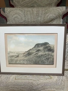 R WINSLOW 1920’s Hand colored photo Provincetown Dunes Art Cape Cod Nutting Type - Picture 1 of 5