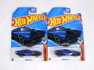 Hot Wheels Ravenger S/T Set of 2 Muscle Mania Blue 2025 Mainline 201/250 - Picture 1 of 11