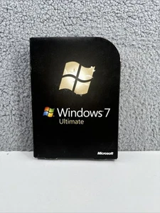 Microsoft Windows 7 Ultimate Full Retail 32 Bit and 64 Bit Double DVD Set w/ Key - Picture 1 of 10