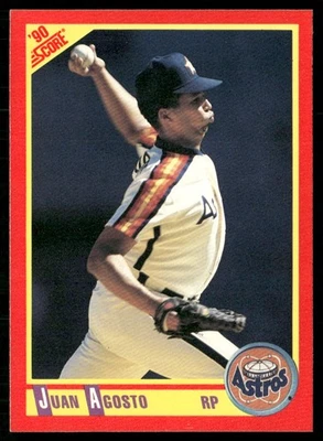 1990 SCORE JUAN AGOSTO HOUSTON ASTROS #284 - Image 1 of 2
