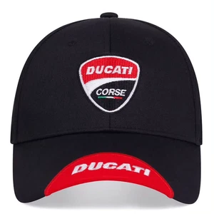 Berretto Baseball Ducati Corse MotoGP Uomo Adulto Corsa Casual Sport Regolabile Nero - Foto 1 di 5