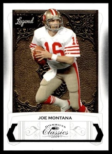 Donruss Classics Bronze Joe Montana 2009/999 49ers #128 A1 - Imagen 1 de 2