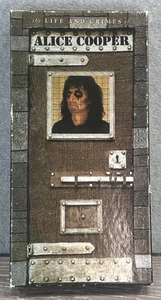Alice Cooper-"Life & Crimes Of Alice Cooper" 4 CD SET & 80 Page Book - Rare OOP - Picture 1 of 16