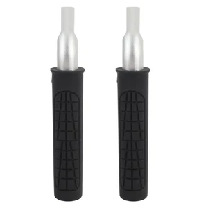 Black 2PCS Car Door Assist Handles Non Slip Silicone Grip Portable Automotive - Picture 1 of 12