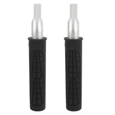 Black 2PCS Car Door Assist Handles Non Slip Silicone Grip Portable Automotive - Image 1 of 4