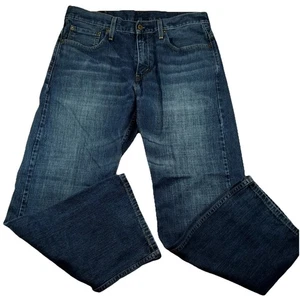 Levi's 569 Men's Jeans 32x30 Relaxed Straight Blue Distressed Workwear School - Picture 1 of 13