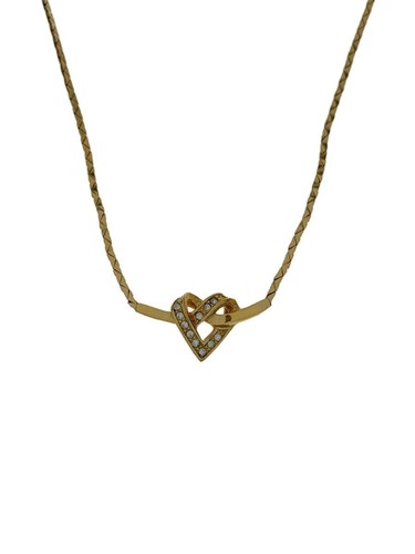 Collana Christian Dior Cuore Pietra Colorata GLD Top Donna