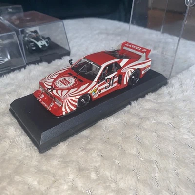 Best 1.43 Lancia Beta Montecarlo Turbo racing car 1979 Silverstone Mint In Case - Image 1 of 4