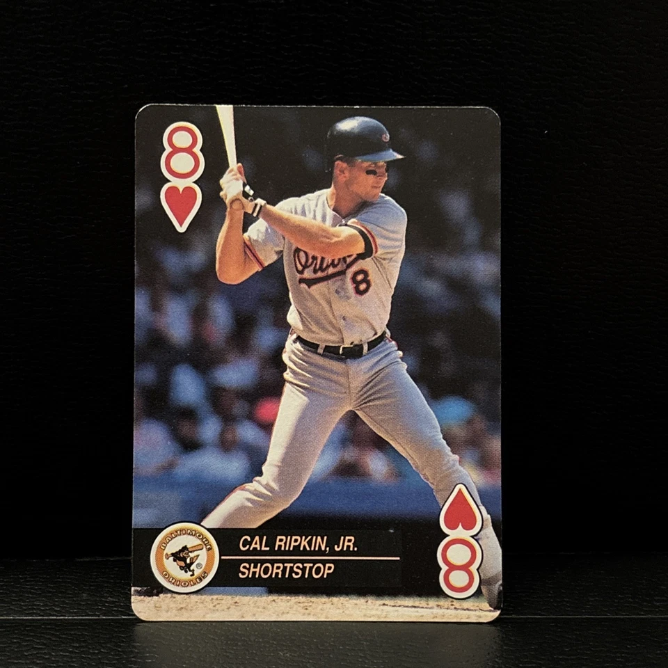 1992 U.S. Playing Card Baseball Aces - Cal Ripken #8H - Image 1 of 4