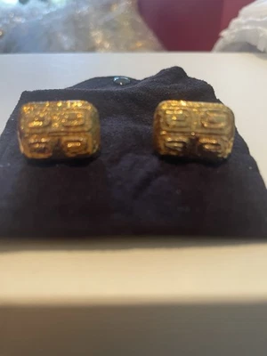 David Webb Gold Cufflinks - Image 1 of 2
