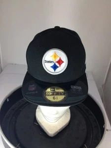 Pittsburgh Steelers New Era 59FIFTY ONFIELD Fitted Hat Cap Size 6 1/2 NWT - Picture 1 of 6