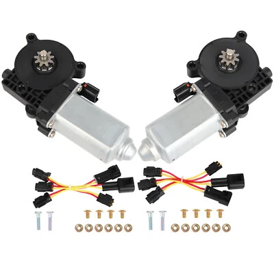 Par de motor de ventana eléctrica delantera para GMC C4500 2003-2009 742-142 742-143 Foto 1 de 4