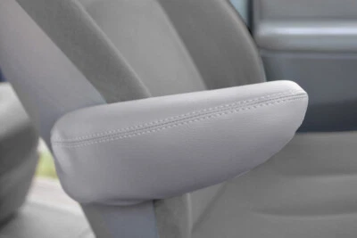 Cubierta de reposabrazos de cuero PVC gris para Dodge Gran Caravan 1996-2007 Foto 1 de 4